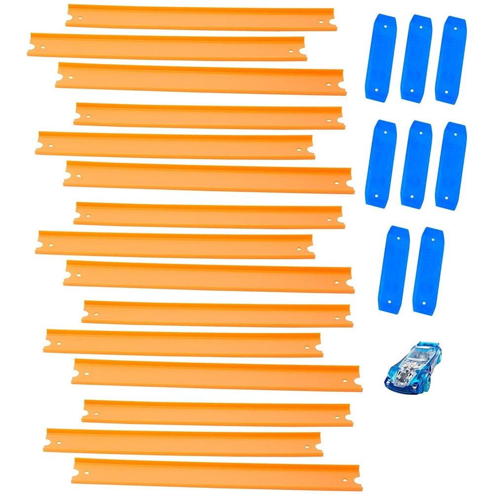 Hot Wheels Confezione da 15 Rettilinei e 1 Veicolo - Foto 2