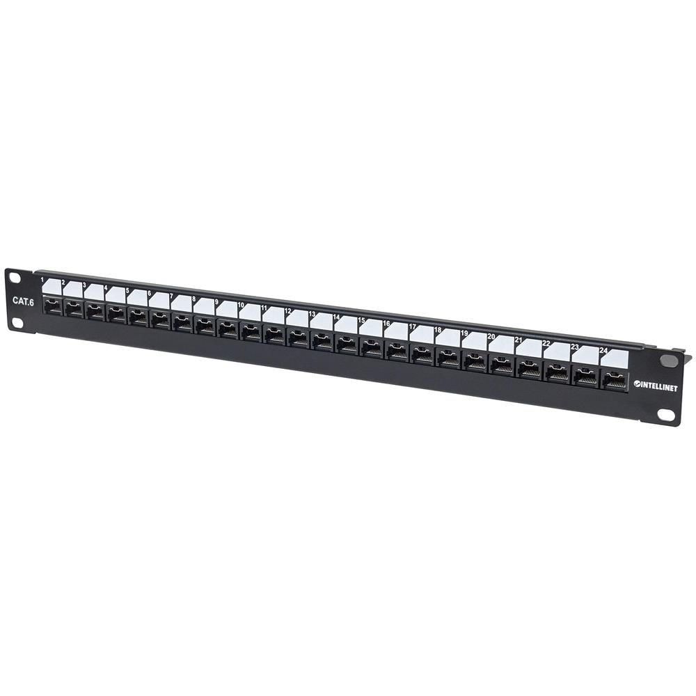 I-PP 24-RU-C6LF - Pannello Patch 24 Posti 19'' Cat. 6 UTP con Bloccaggio - Foto 1