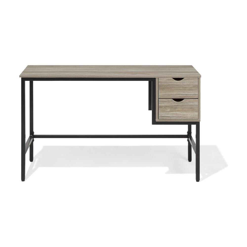 Scrivania Grant Marrone Chiaro 120 Cm 48 Cm Con Contenitore - Foto 2