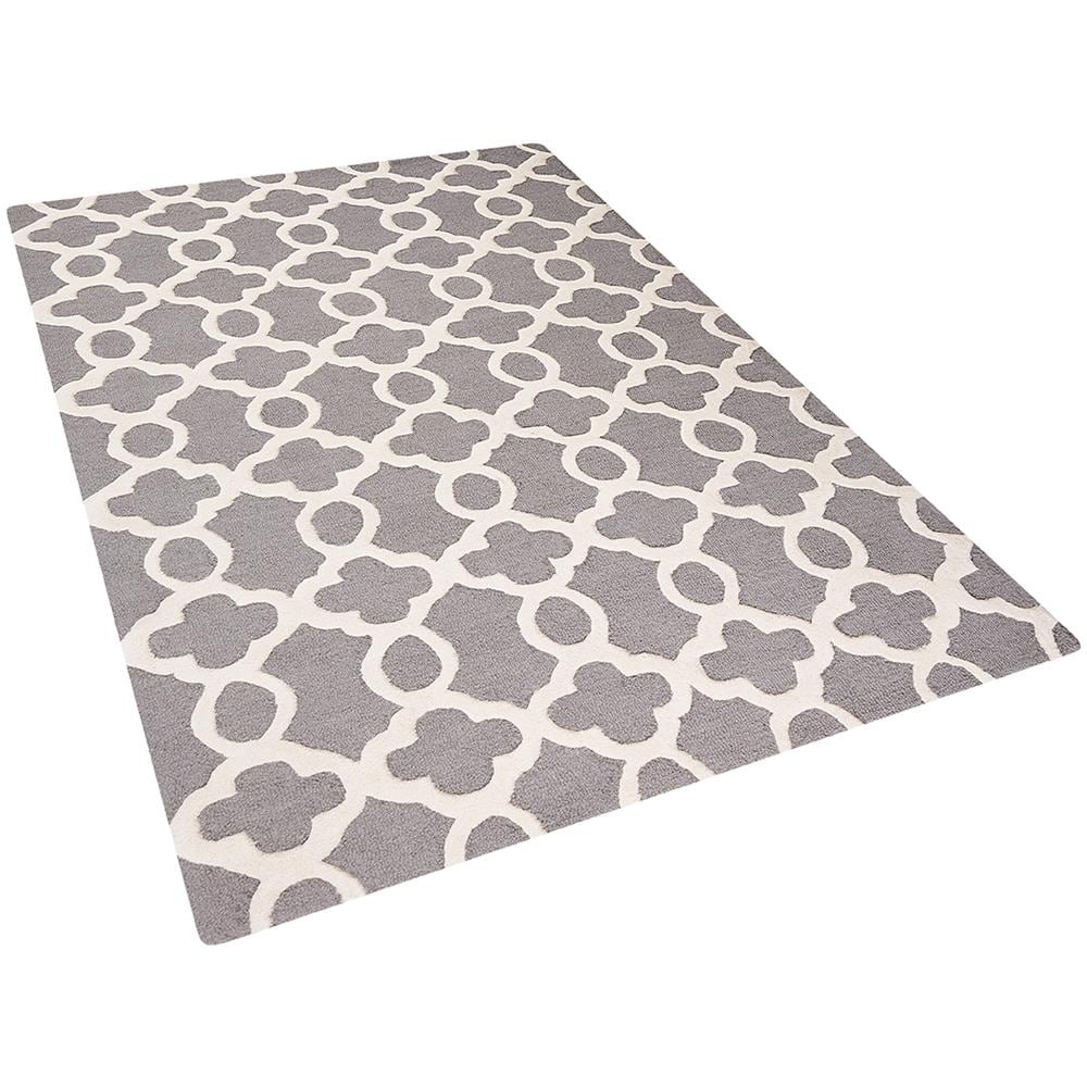 Tappeto Rettangolare Grigio - Tappeto Moderno Di Design - 140x200cm - Zile - Foto 1