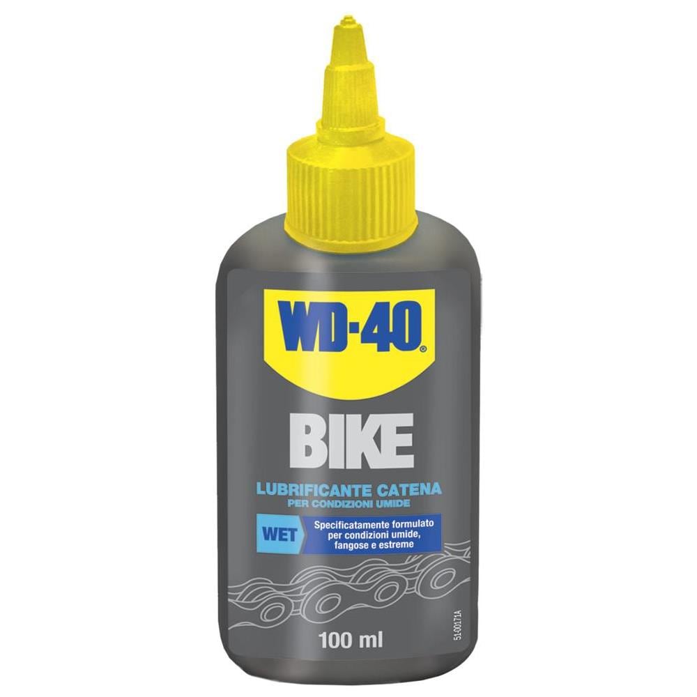 Wet Bike - Lubrificante Catena, Rapporti, Cambio Bici Per Condizioni Umide, Flacone 100ml - Foto 1