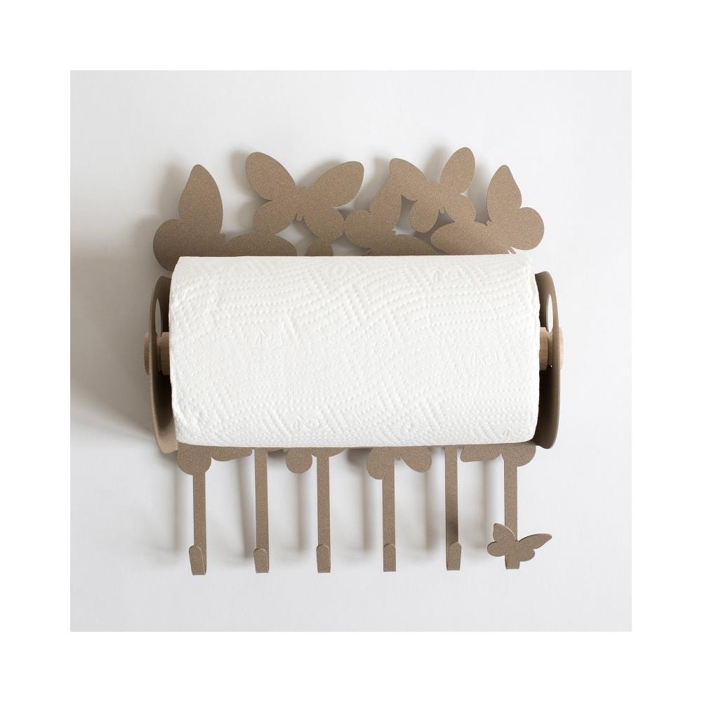 Arti E Mestieri 0VA3085C116 Sottopiatto Segnaposto Set 2pz In Metallo Butterfly Beige Diametro 35 Cm 88043388