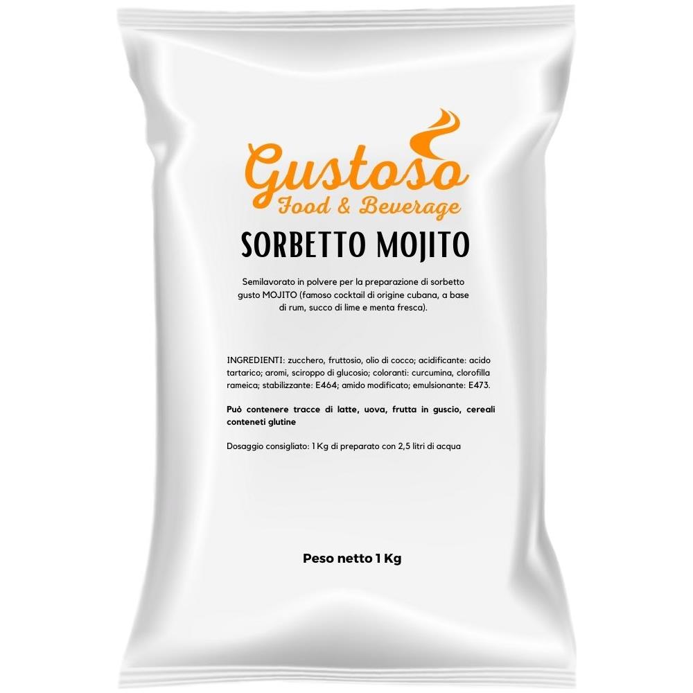 Preparato In Polvere Per Sorbetto Al Mojito Da 1 Kg - Foto 1