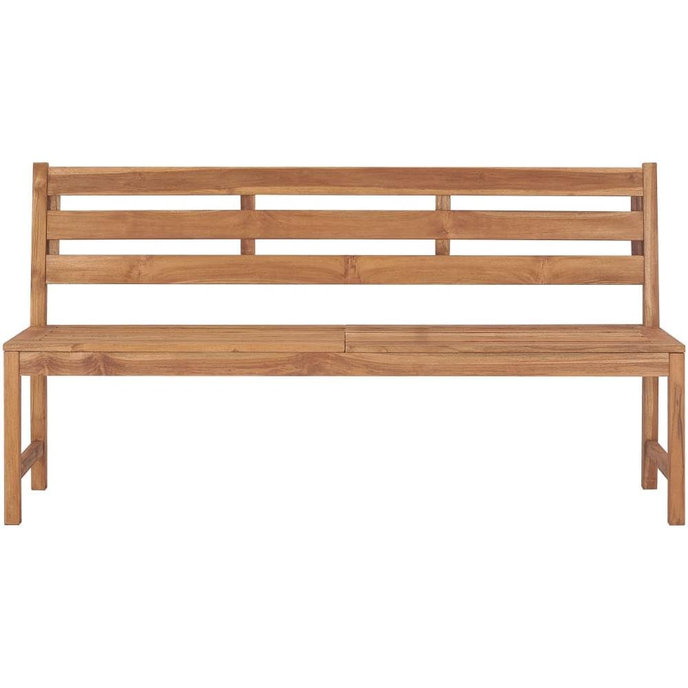 Panchina da Giardino 170 cm in Legno Massello di Teak - Foto 2