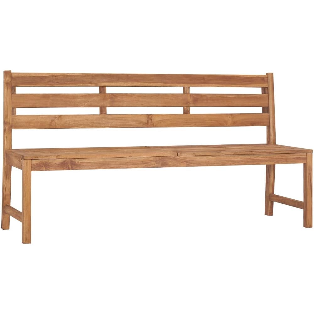 Panchina da Giardino 170 cm in Legno Massello di Teak - Foto 1