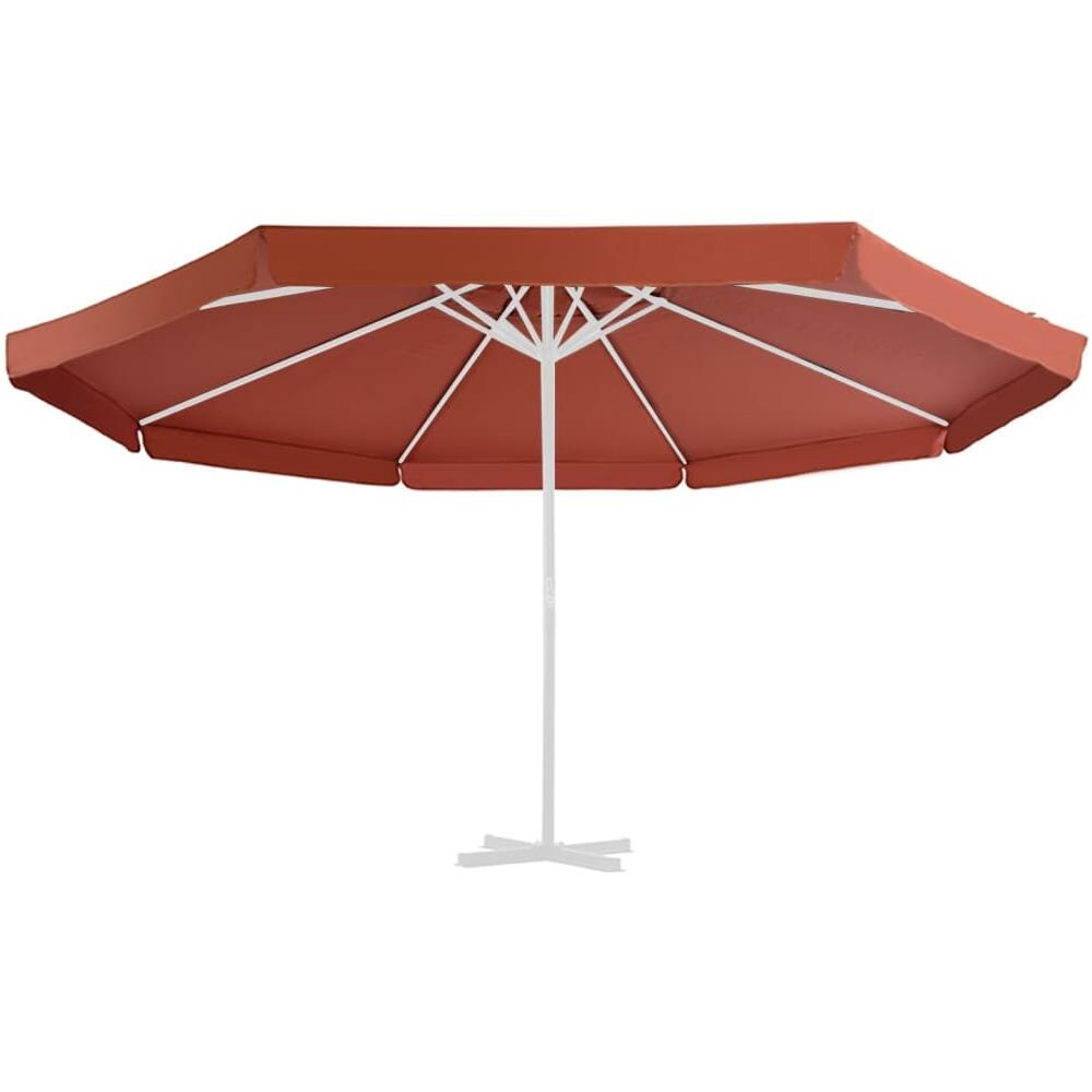 Telo di Ricambio per Ombrellone Terracotta 500 cm - Foto 2