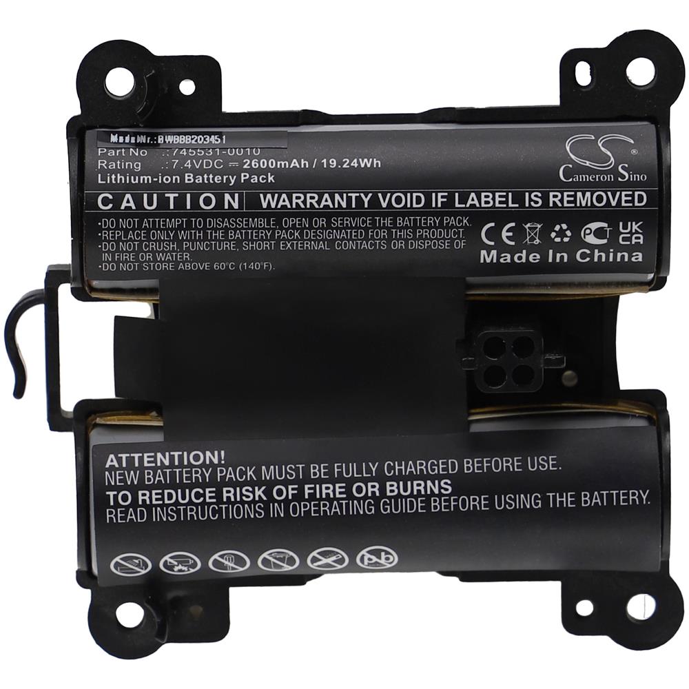 VHBW - Batteria Compatibile Con Jbl Charge 4, 4blk, 4j, Charge4bluam Casse, Altoparlanti