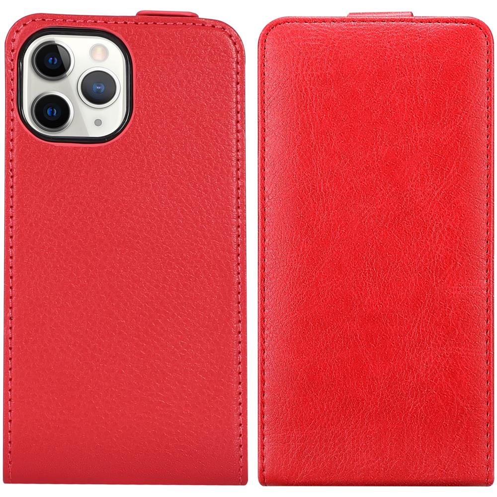 Custodia Compatibile Con Apple Iphone 13 Pro Max In Rosso Chili - Coperchio Protettivo In Design Flip Realizzato In Finta Pelle Liscia - Foto 8