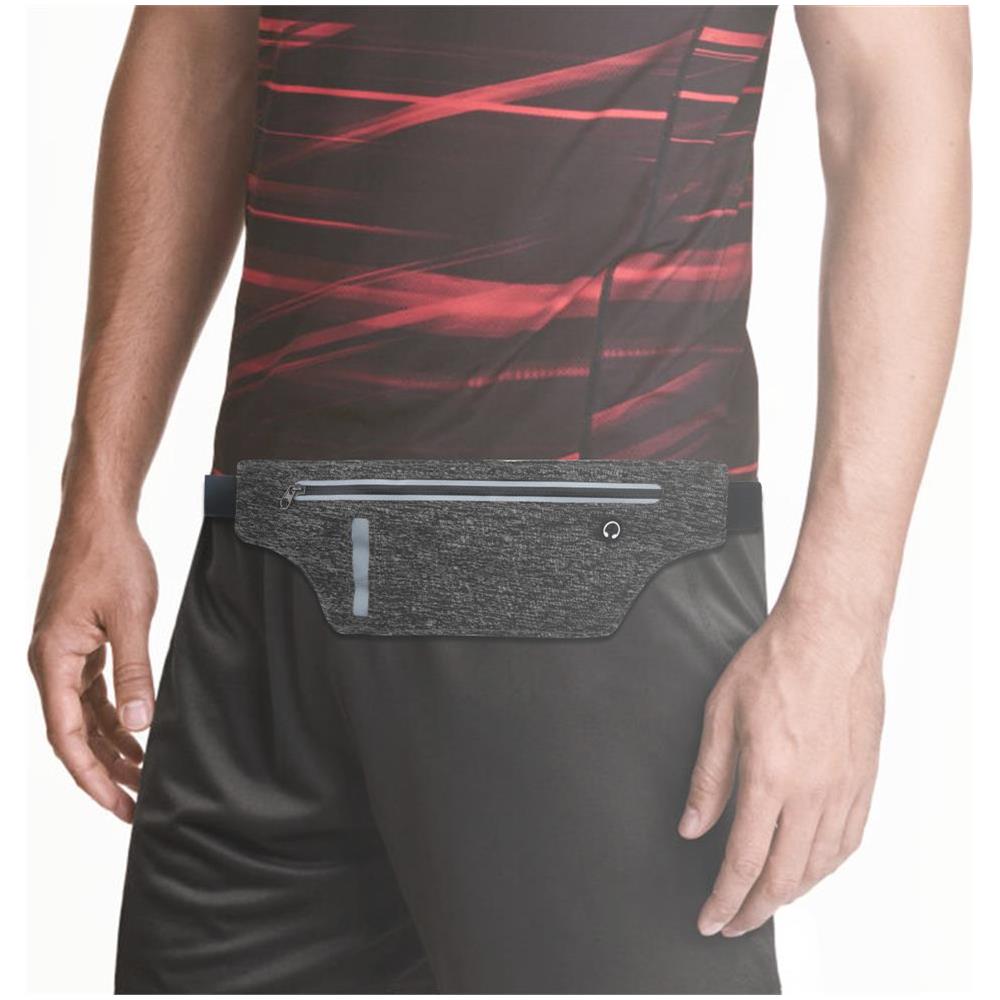 Marsupio Sportivo Per Telefoni Cellulari Da 4.7 - 6.0 Pollici In Nero - Tasca Per Cellulare Touch Di Lunghezza Regolabile Borsa Per L'anca - Foto 5