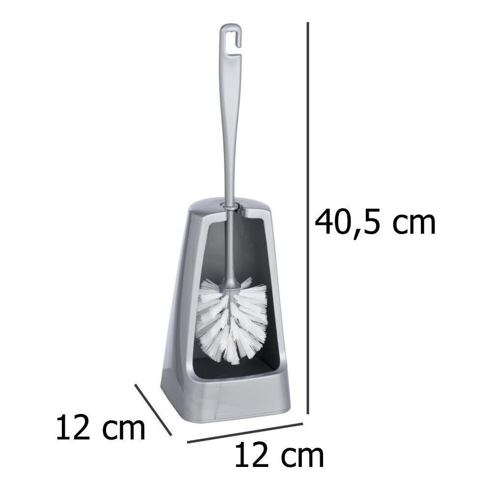 Spazzola Wc Con Contenitore Semi-chiuso, Set Da Bagno In Plastica - Wenko - Foto 2