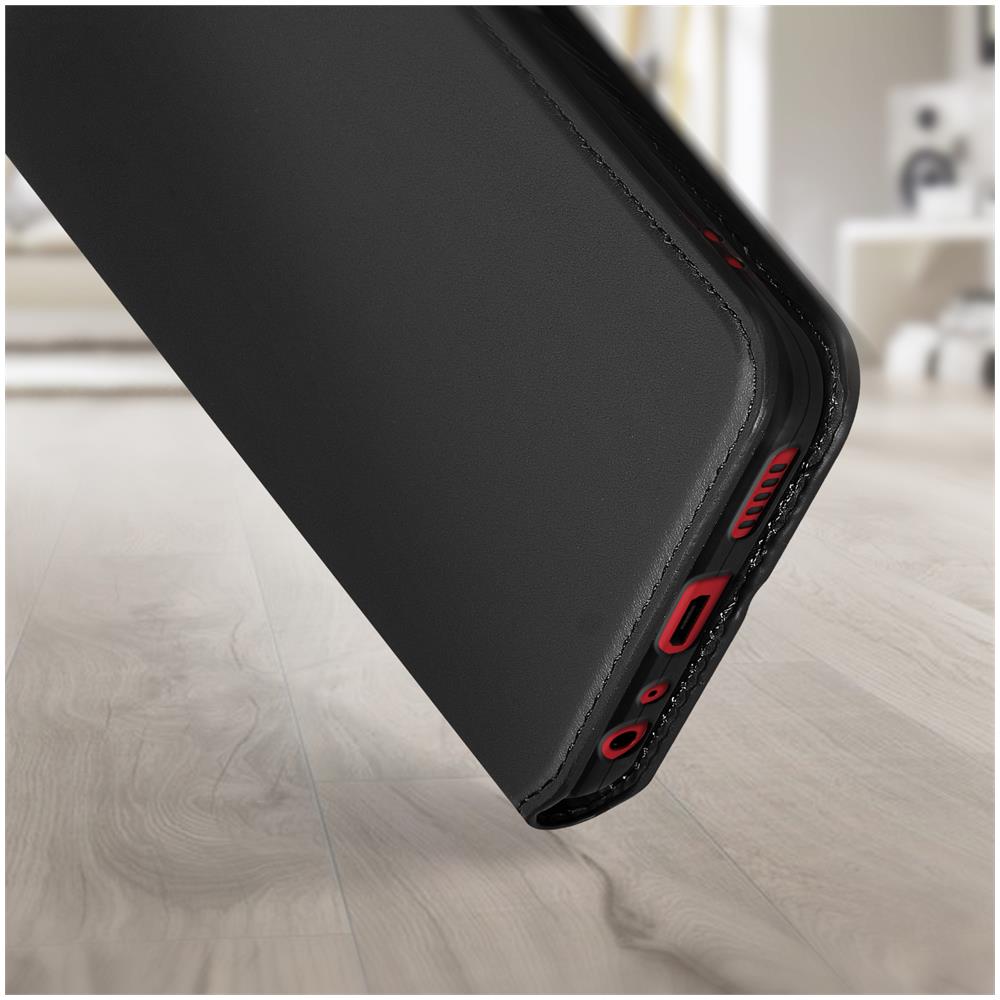 Custodia Samsung Galaxy A03 Portafoglio Funzione Supporto Video Nera - Foto 5