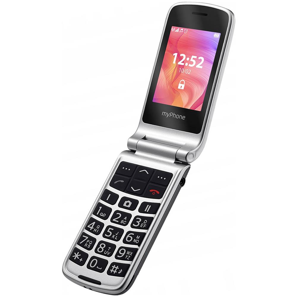 Telefono A Conchiglia Myphone Rumba 2, Base Di Ricarica, 2 Schermi, Tasto Sos - Foto 4