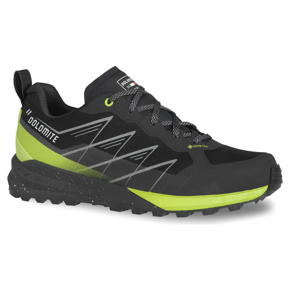 Scarpe Croda Nera Tech Gtx Trekking Gore-tex® - Black-lime Green Uk 7.0 - Foto 1