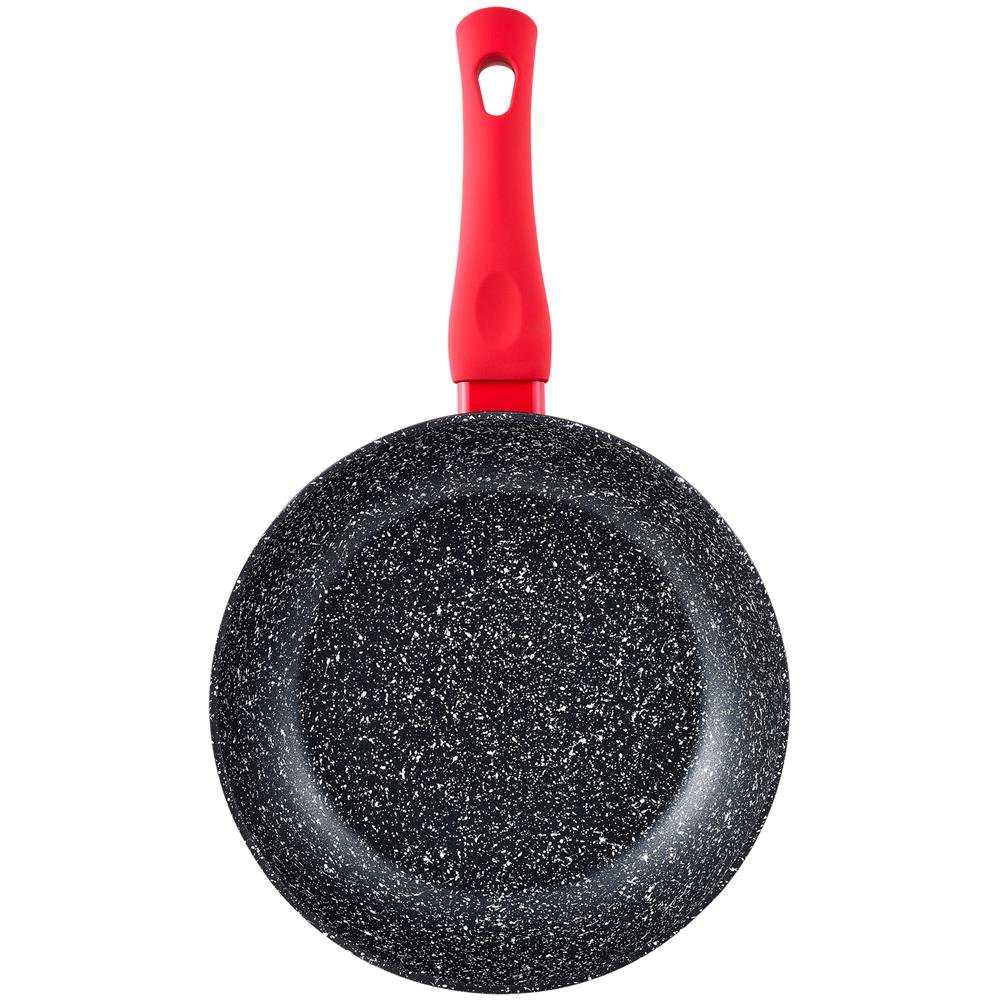 Confezione 6 Padelle Energy Ø18/20/22/24/26/28 Cm, Alluminio Forgiato, Nero + Set Di 3 Utensili Da Cucina In Nylon - Foto 8