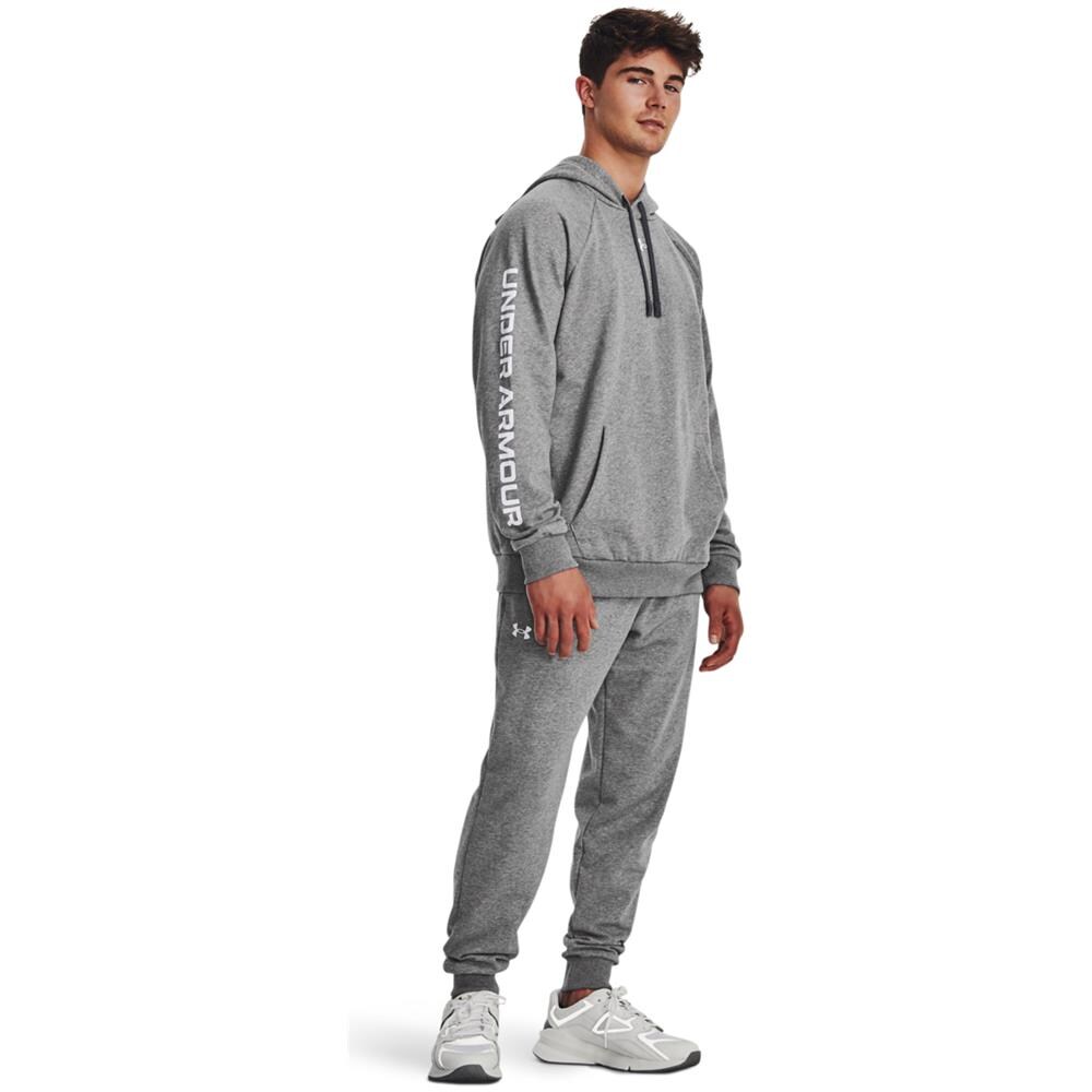 Ua Rival Fleece Trening 1379768-025, Uomini, Grigio, L - Foto 1