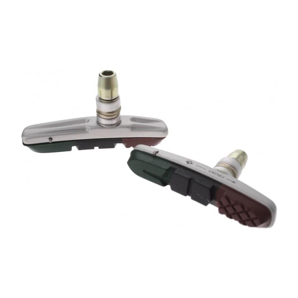 Pattini Freno Per V-brakes Tre Colori Bagnato / Asciutto - Foto 2