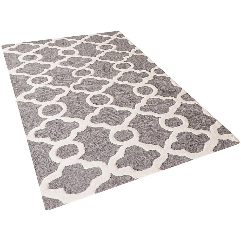 Tappeto Rettangolare Grigio - Tappeto Moderno Di Design - 80x150cm - Zile - Foto 1