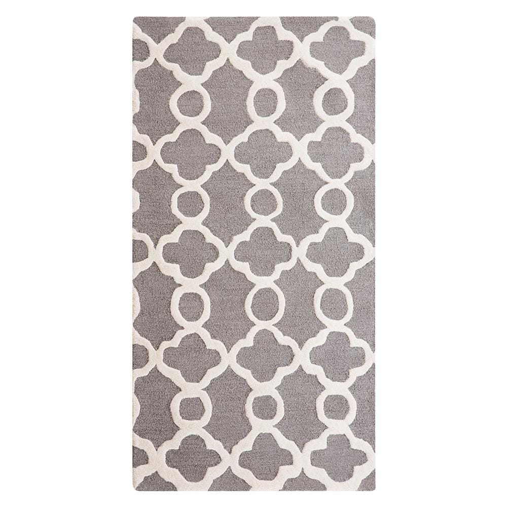 Tappeto Rettangolare Grigio - Tappeto Moderno Di Design - 80x150cm - Zile - Foto 2