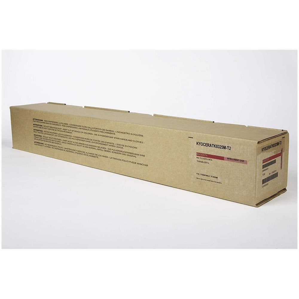 TONER COMPATIBILE - Kyocera Tk-8325m Magenta 1t02npbnl0 Per Taskalfa 2551ci Fornito Di Intelligent Chip Capacità 12000 Copie Made In Italy - Foto 2