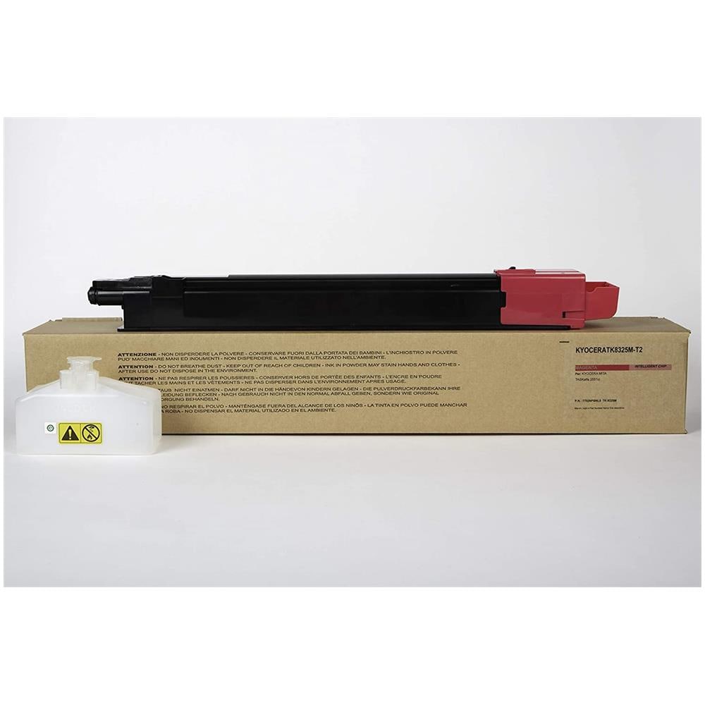 TONER COMPATIBILE - Kyocera Tk-8325m Magenta 1t02npbnl0 Per Taskalfa 2551ci Fornito Di Intelligent Chip Capacità 12000 Copie Made In Italy - Foto 1