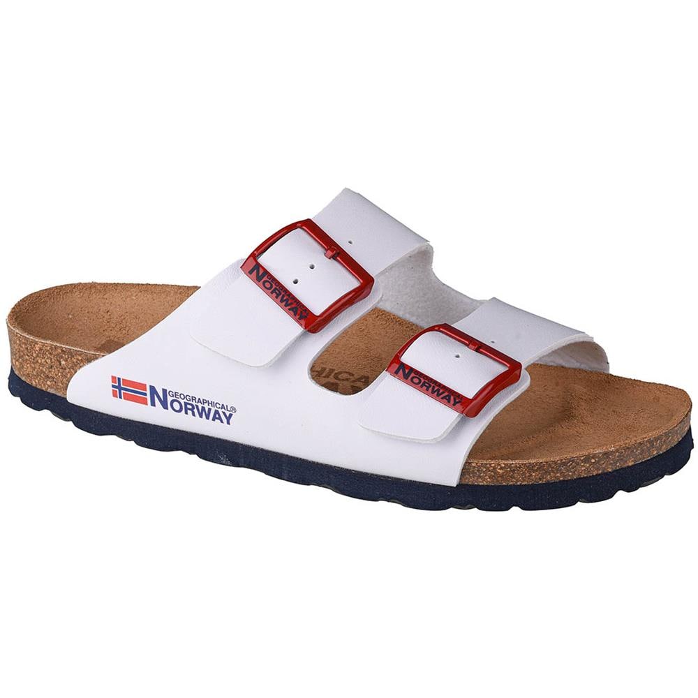 Sandalias Bios Doble Hebilla, Donna, Bianco, Le Ciabatte, Numero: 39 Eu - Foto 1