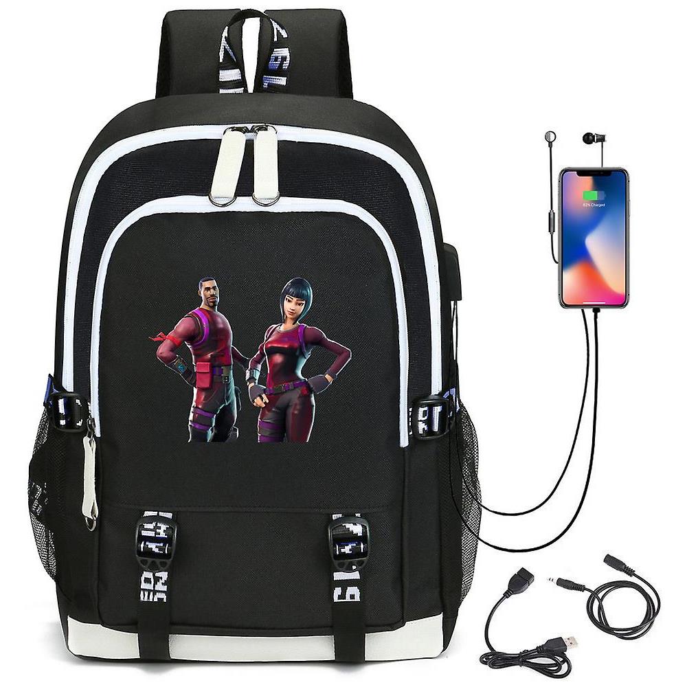 HTN - Zaino Per Studenti Di Ricarica Usb Zaino Fortnite (color-7) - ePRICE