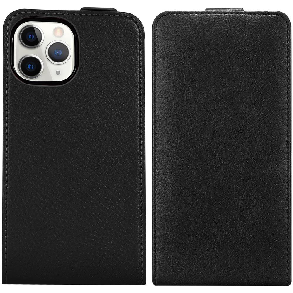 Custodia Compatibile Con Apple Iphone 13 Pro Max In Nero Carbone - Coperchio Protettivo In Design Flip Realizzato In Finta Pelle Liscia - Foto 8