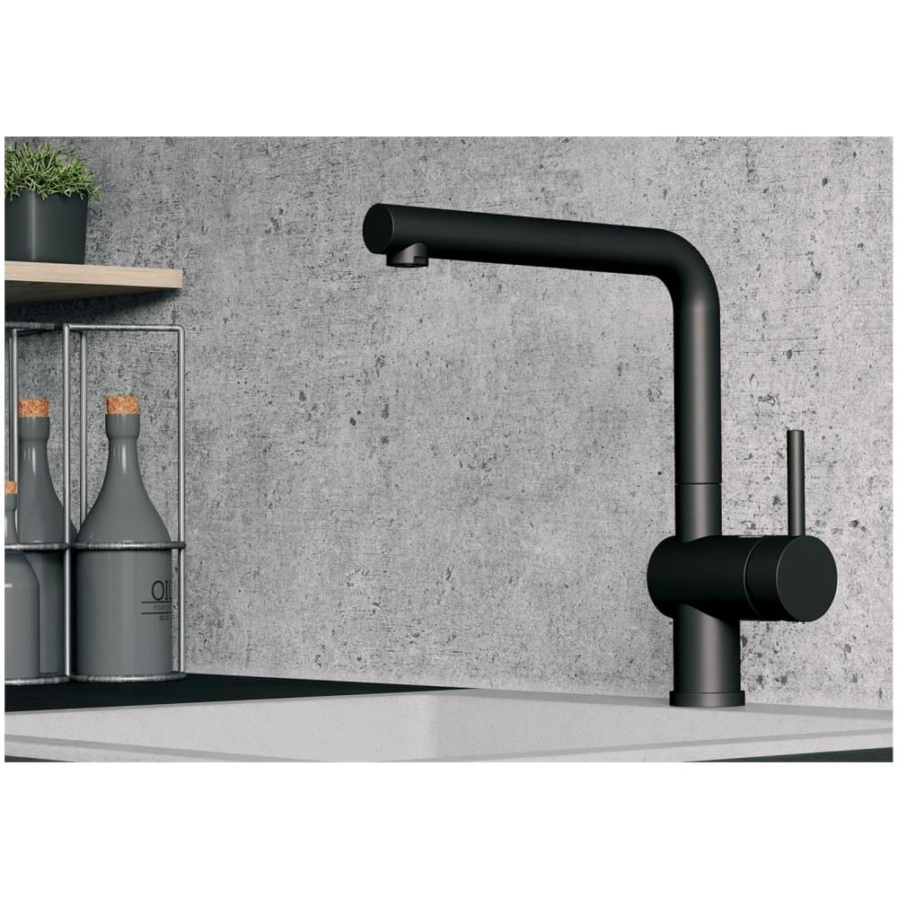 Miscelatore LINUS Cucina Moderno Nero Opaco - Foto 2