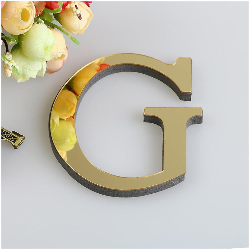 Adesivo Metallo 3 Fogli Lettere Alfabeto Numero Fai Da Te Decalcomania - Foto 5