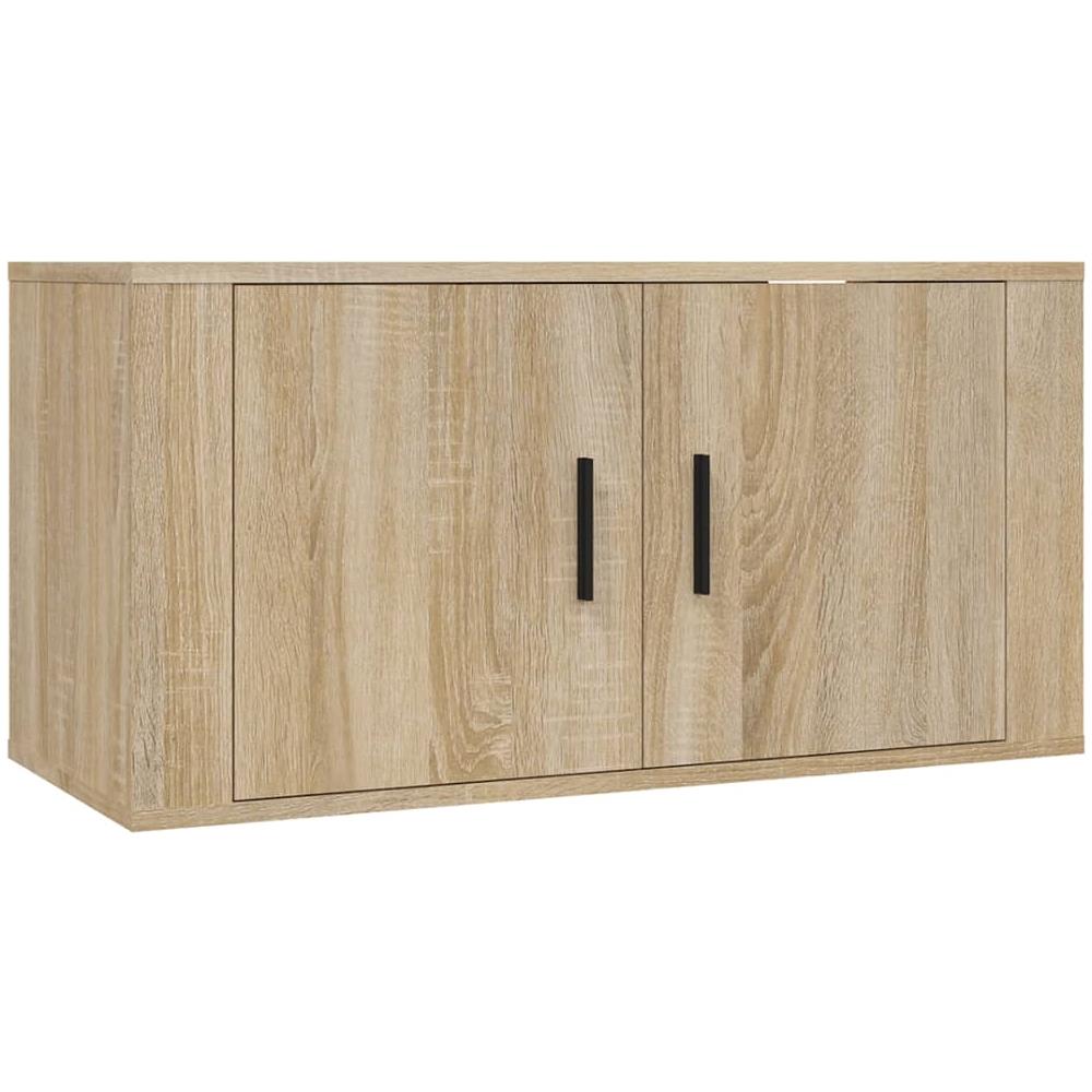 Mobile Porta Tv A Parete Rovere Sonoma 80x34,5x40 Cm - Foto 2