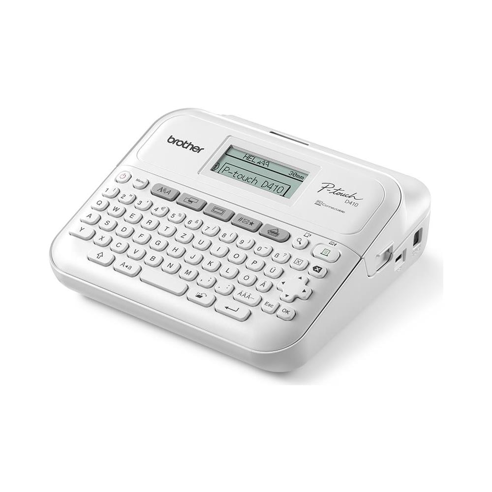 Stampante per Etichette PT-D410UR1 Trasferimento Termico 180 x 180 DPI 20 mm /s USB Colore Bianco - Foto 1