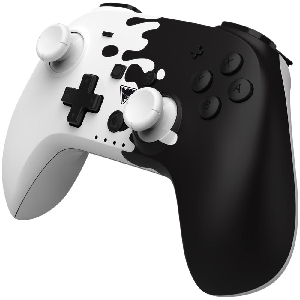 Dragonshock - Poptop Bianco E Nero - Controller Compatto Senza Fili Bluetooth Compatibile Con Nintendo Switch - Switch Oled - Pc - Android - Foto 1