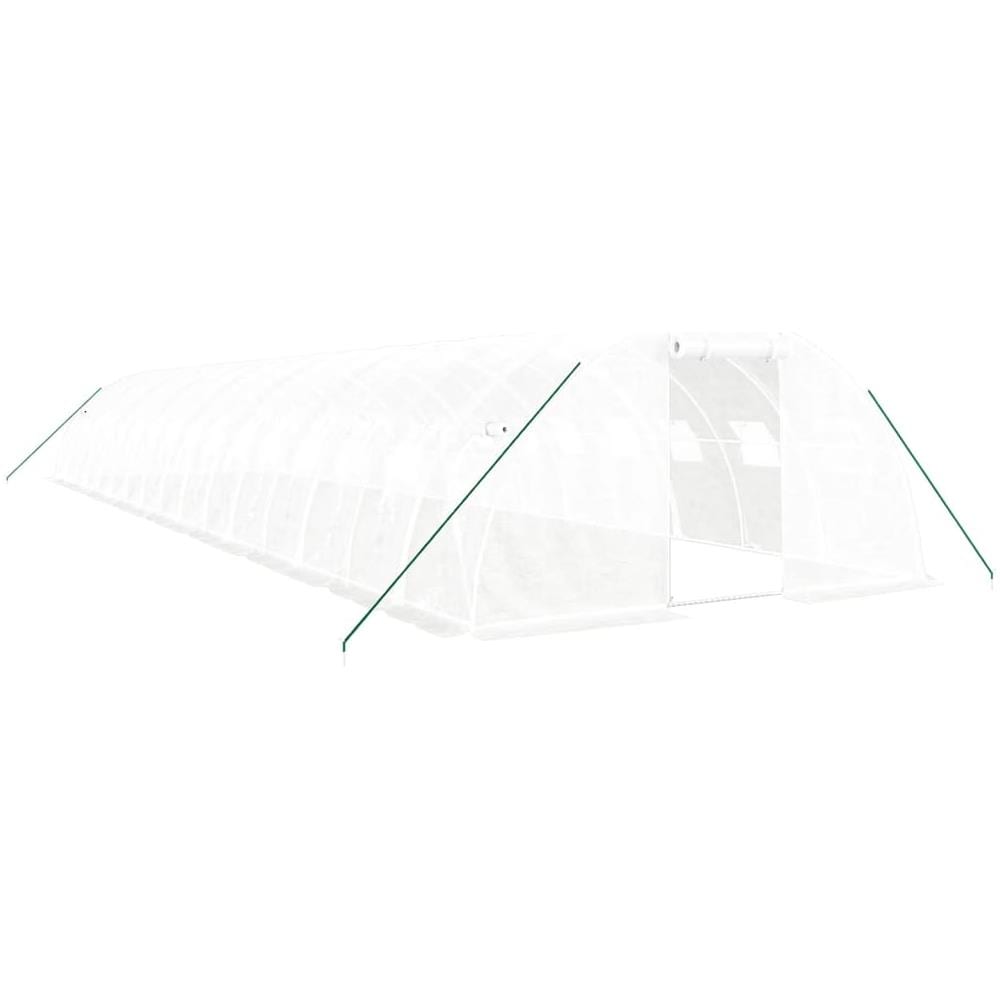 Serra Con Telaio In Acciaio Bianco 64 M 16x4x2 M - Foto 2