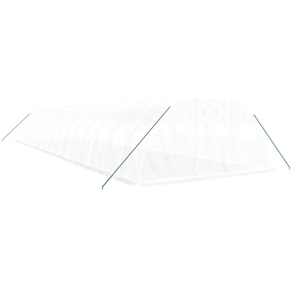 Serra Con Telaio In Acciaio Bianco 64 M 16x4x2 M - Foto 3