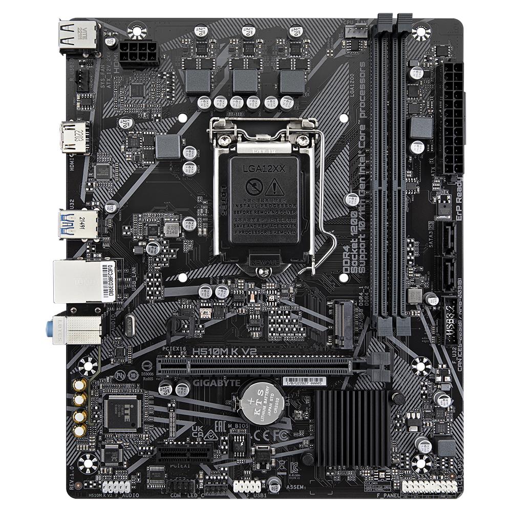 Scheda Madre H510M K V2 (rev. 1.0) Intel H470 Express LGA 1200 (Socket H5) micro ATX - Foto 2