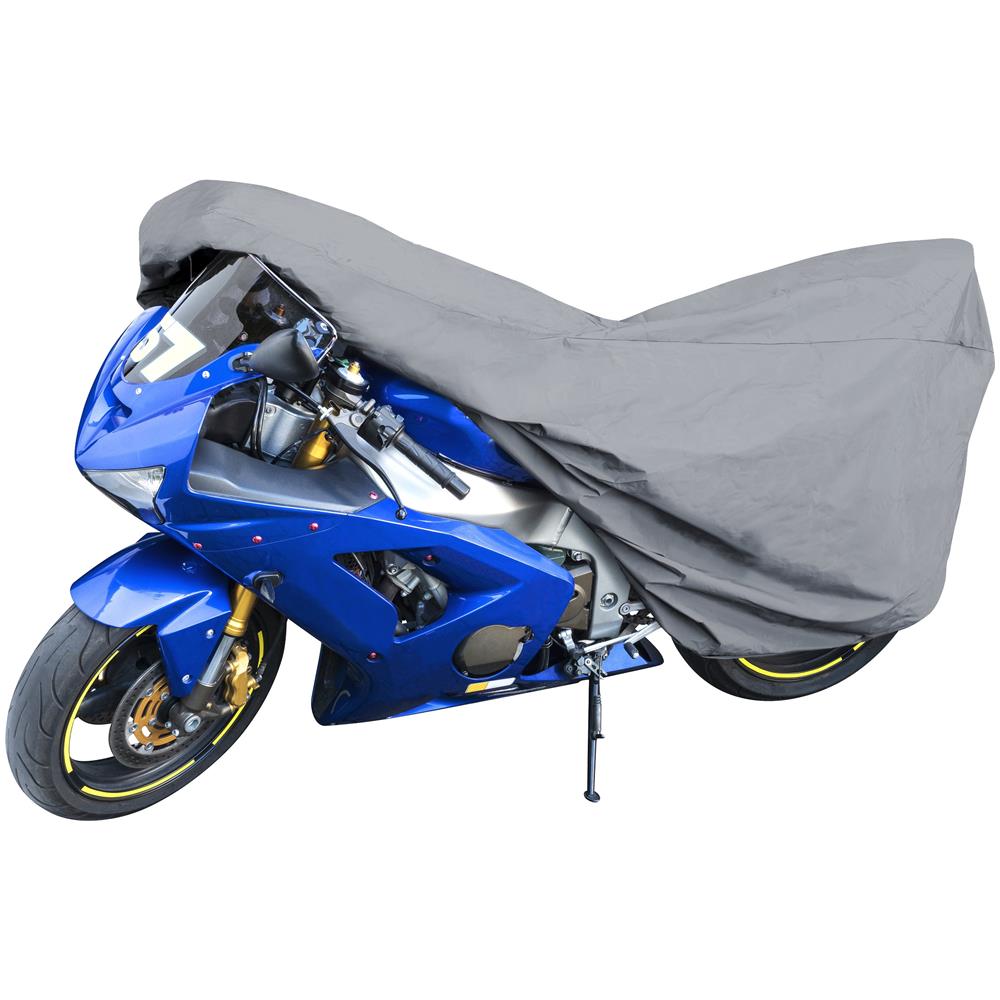 Garage Per Motociclette Dimensioni Sportive M Pvc - 215 X 95 X 120 Cm Grigio - Foto 1