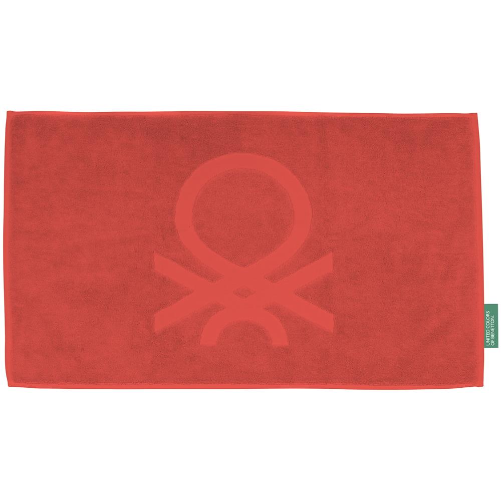 Moquette Da Bagno 50x80 Cm Da 750 Gsm 100% Di Cotone Rosso Arcobaleno - Foto 1