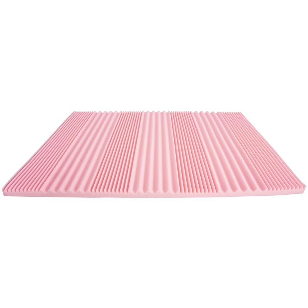 Topper In Memory Foam, 90x200x5 Cm, Per Materasso Singolo, Rivestimento Trapuntato E Trattato Lavanda, Certificato Oeko-tex, Prodotto In Italia - Foto 3