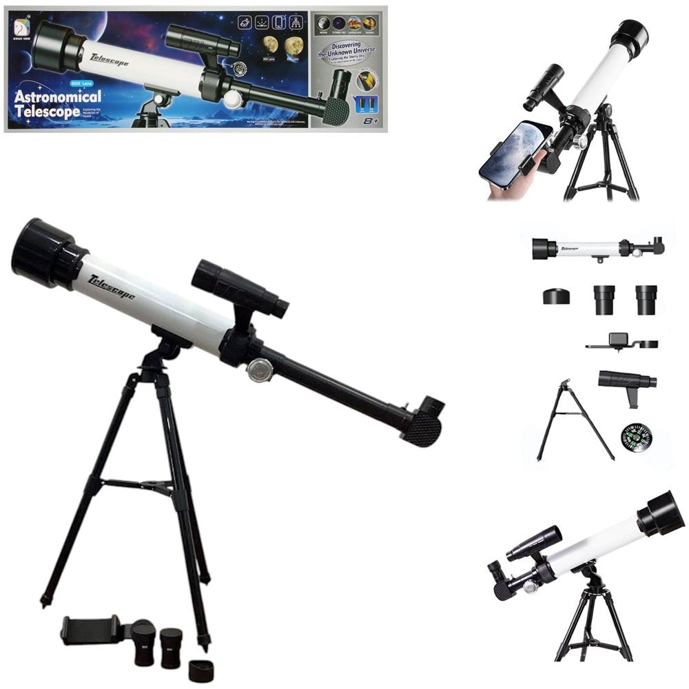 Telescopio educativo per bambini, giocattolo astronomico, treppiede grande - Foto 1