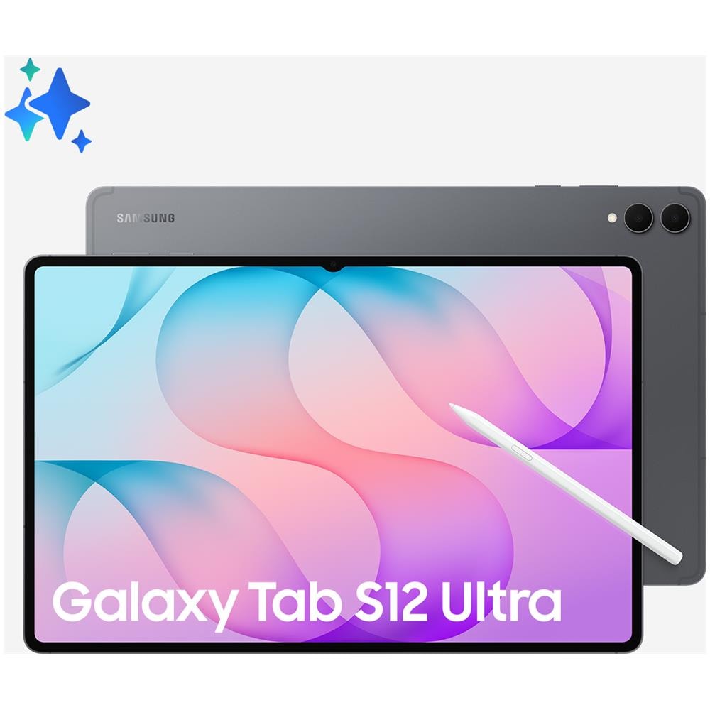 Galaxy Tab S12 Ultra, 5G, 12GB+256GB, Display 14.6", Gray, Galaxy AI, Batteria 11.600 Mah - Foto 1