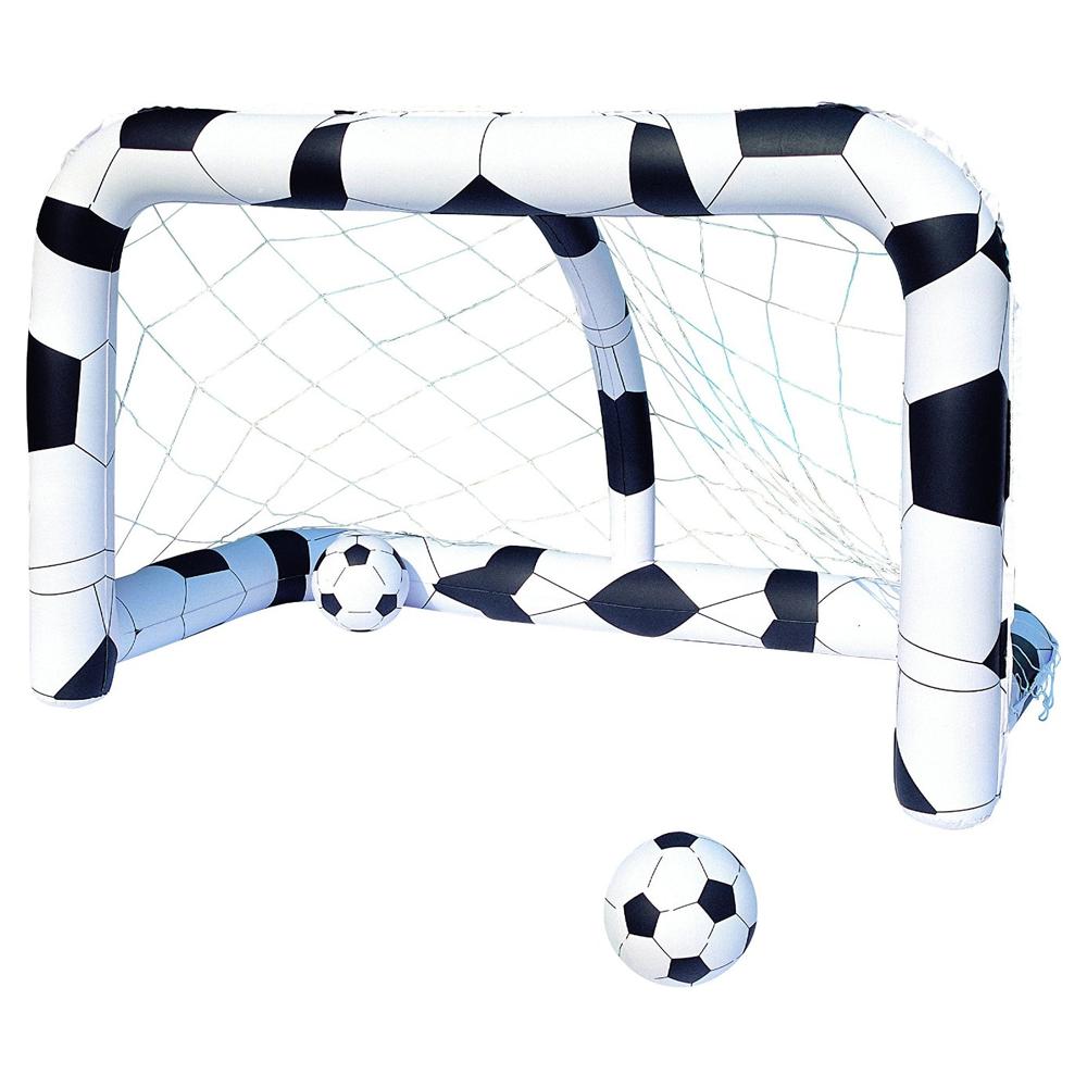 Porta Calcio Gonfiabile con 2 Palloni - Foto 5