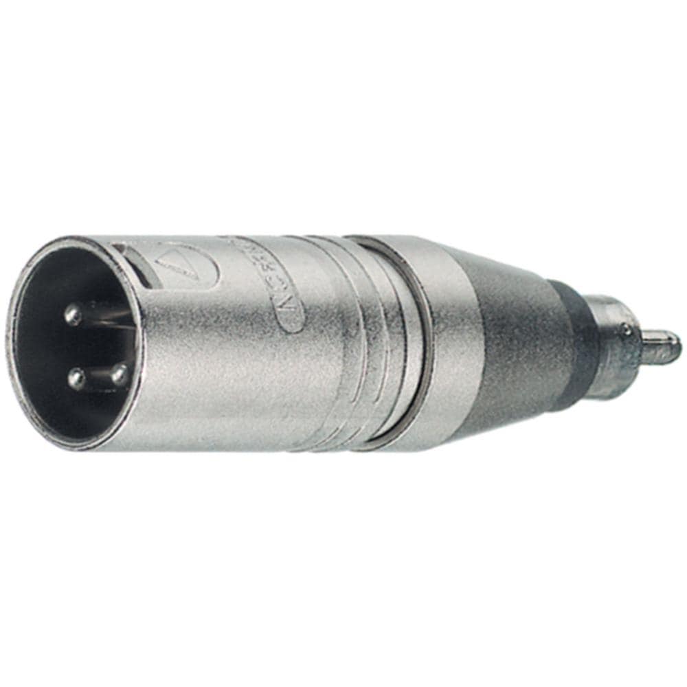 Adattatore Xlr Xlr 3p (m) - Rca Maschio Argento - Foto 1