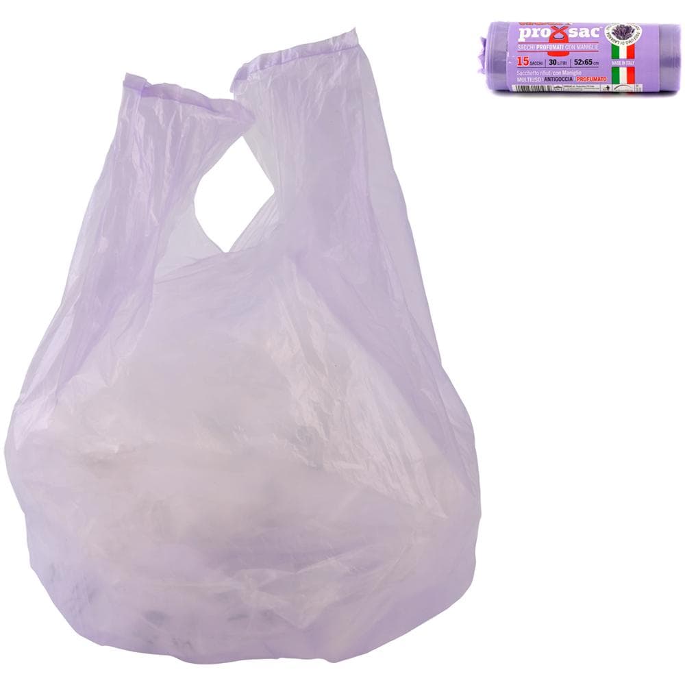 Rotolo 15sacchi Proxsac Pf Lavand52x65 Sacchi Immondizia Spazzatura - Foto 1