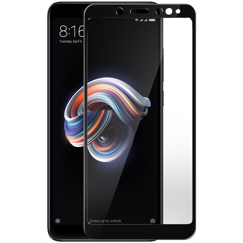 Pellicola Xiaomi Redmi Note 5 Vetro Temperato 9h 5d Full Cover Protezione Nero - Foto 1