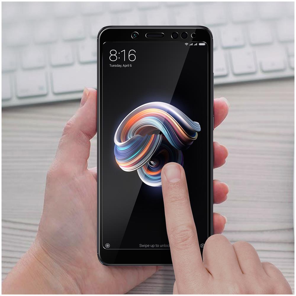 Pellicola Xiaomi Redmi Note 5 Vetro Temperato 9h 5d Full Cover Protezione Nero - Foto 2