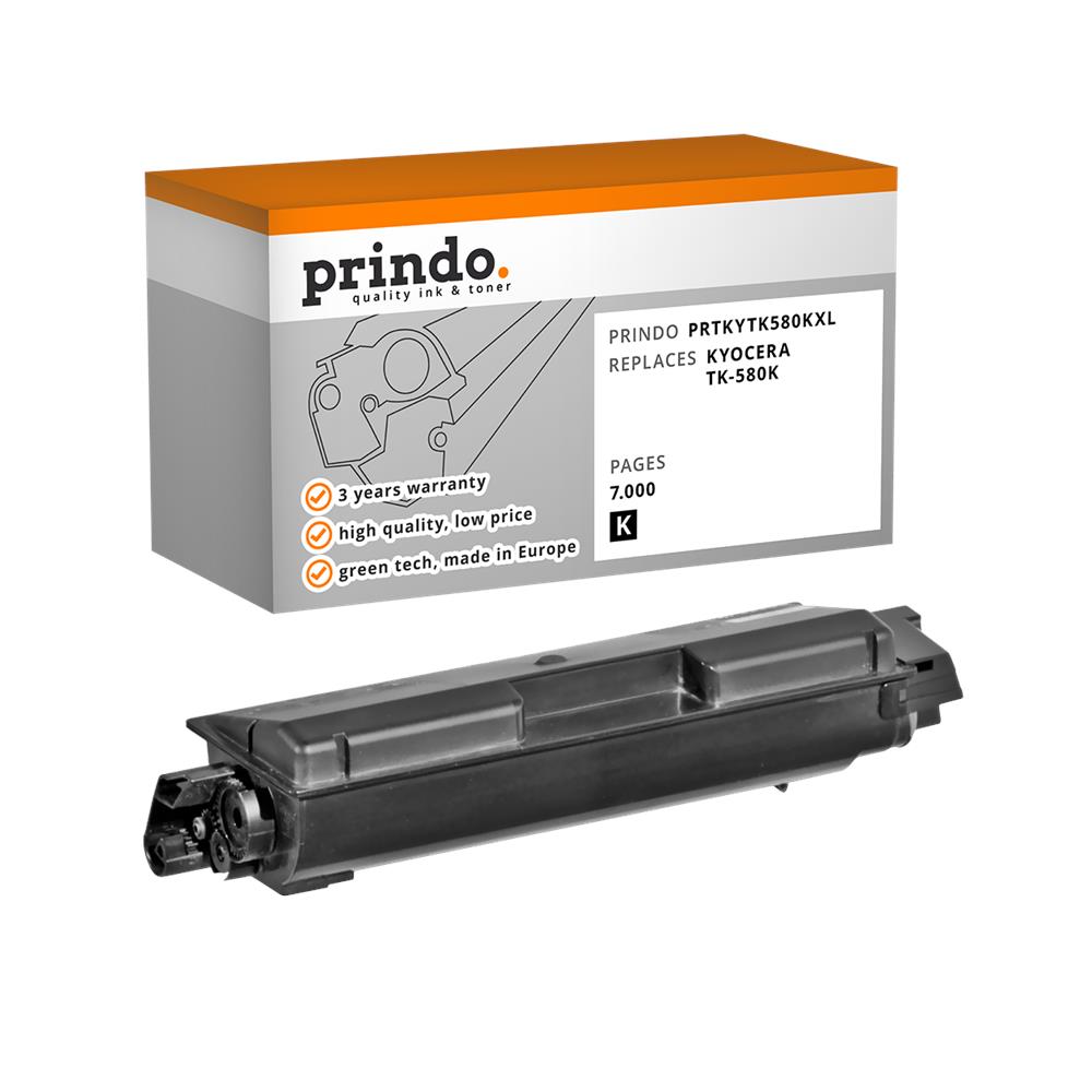 Toner Nero Prtkytk580kxl Wwk21415 ~7000 Pagine Alternativa Per Kyocera Tk-580k - Foto 1