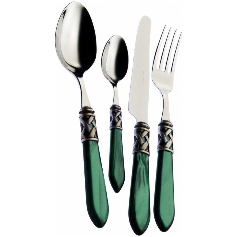 Servizio Posate 24 Pz. ""aladdin"" Verde - Foto 1
