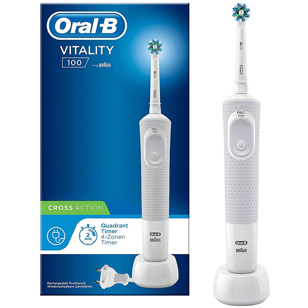 Spazzolino Elettrico Ricaricabile Vitality 100 Bianco - Foto 3
