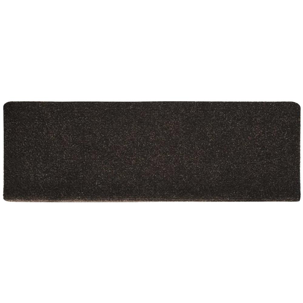 Tappetini per Scale Tessuto Agugliato 15 pz 65x21x4 cm - Foto 1