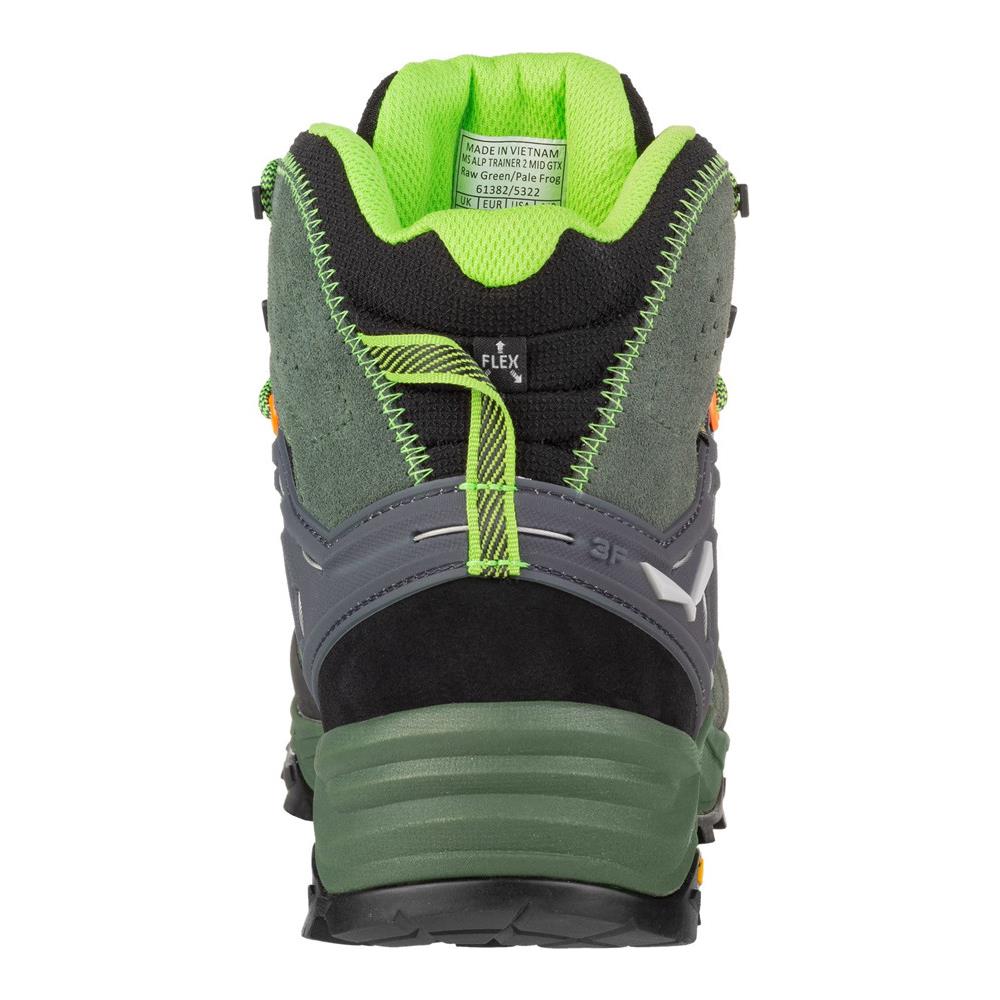Scarpe Ms Alp Trainer 2 Mid Gtx Trekking Hiking - Raw Green-pale Frog Uk 7.5 - Foto 1